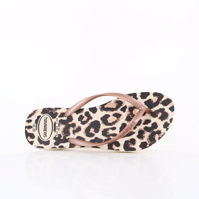 Havaianas chaussures havaianas slim animals beige rose golden beige9017901_2