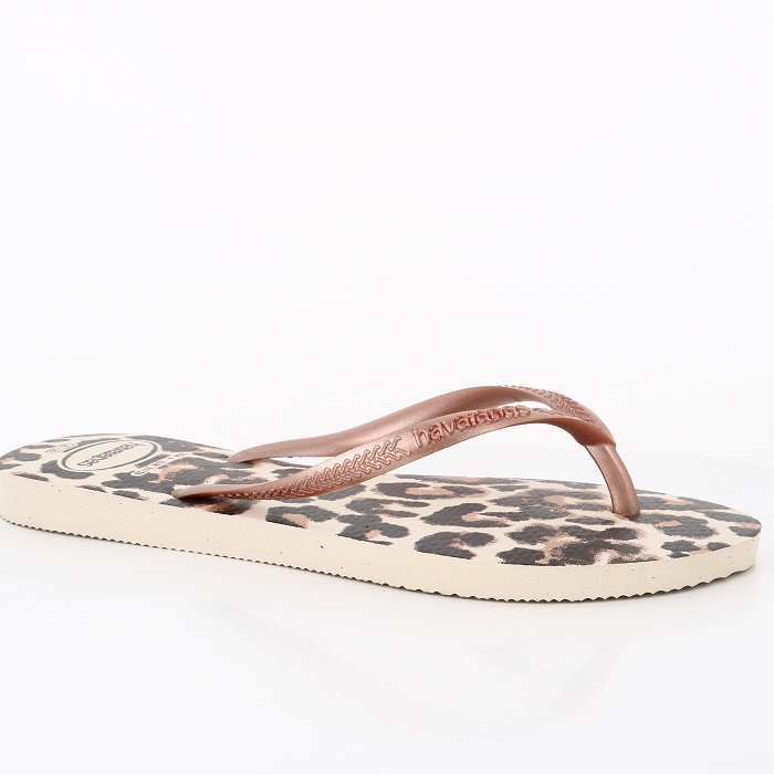 Havaianas chaussures havaianas slim animals beige rose golden beige9017901_3