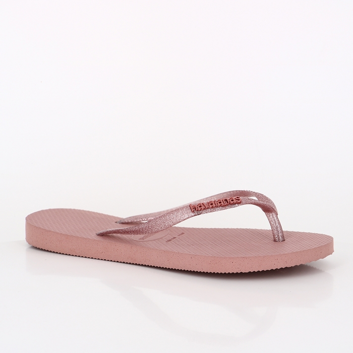 Havaianas chaussures havaianas slim logo metallic crocus rose rose9018201_3