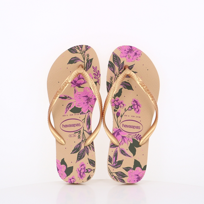 Havaianas chaussures havaianas slim organic golden or