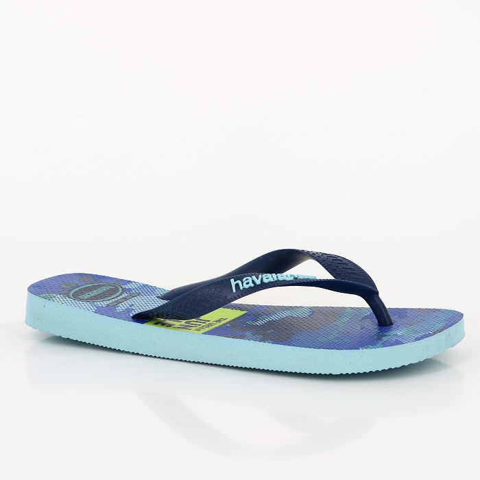 Havaianas chaussures havaianas top camu blue water bleu9019401_3