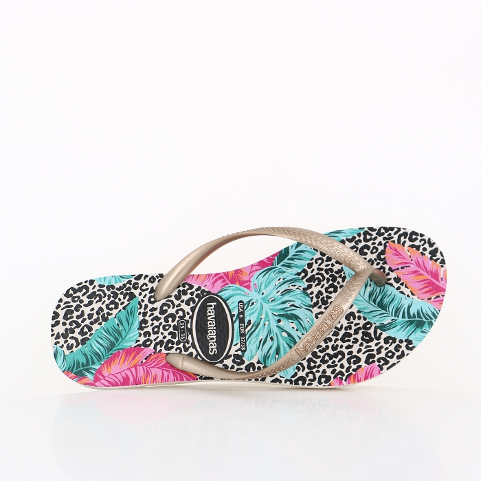 Havaianas chaussures havaianas slim animal floral beige beige9020301_2