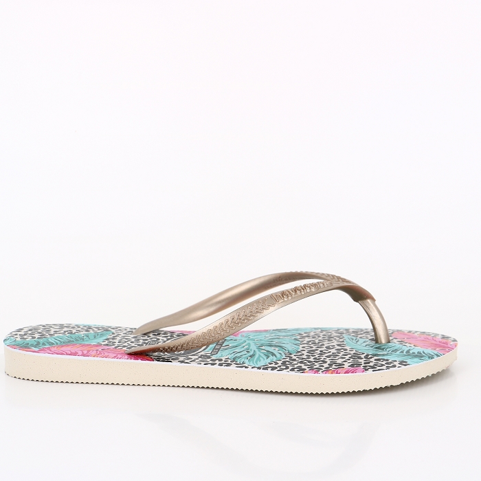 Havaianas chaussures havaianas slim animal floral beige beige9020301_3