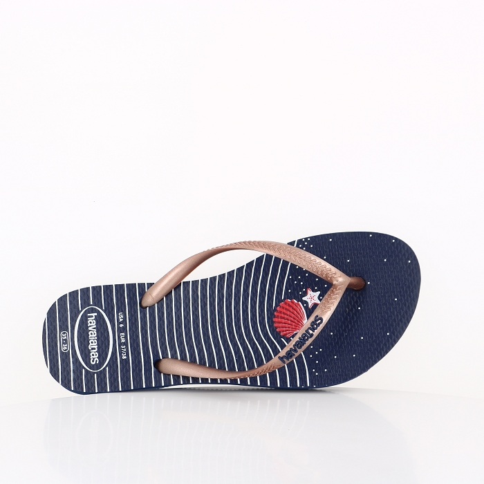 Havaianas chaussures havaianas slim nautical navy blue bleu9020601_2