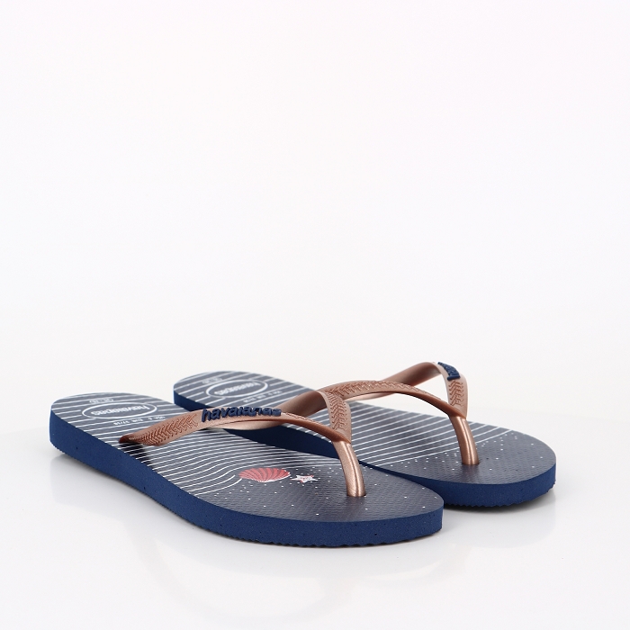 Havaianas chaussures havaianas slim nautical navy blue bleu9020601_4