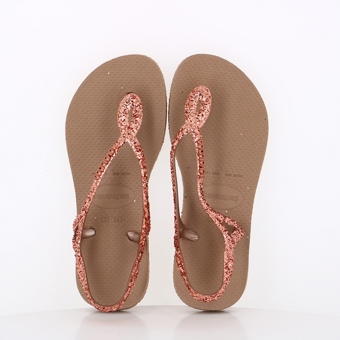 Havaianas chaussures havaianas enfant luna premium ii rose gold rose