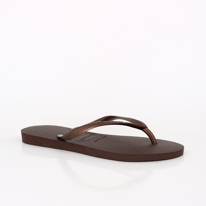 Havaianas chaussures havaianas slim dark brown metal acoused marron9023301_2
