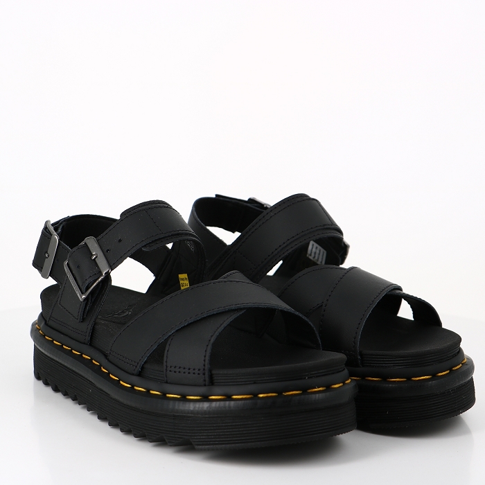 Dr martens chaussures dr martens sandales voss ii cuir brides black hydro leather noir9025701_5