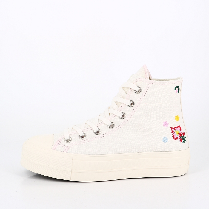 Converse chaussures converse lift festival broderie egret black pink 9025901_3