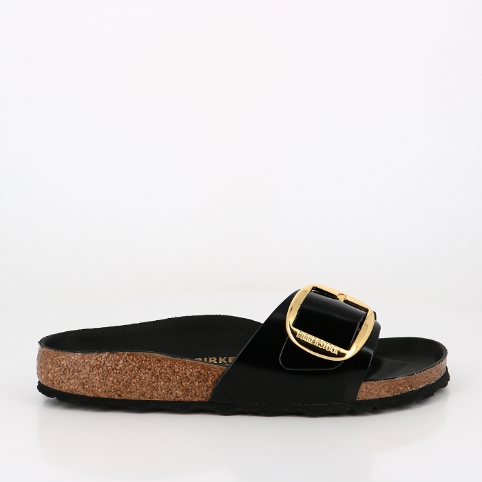 Birkenstock chaussures birkenstock madrid big buckle cuir black hex 