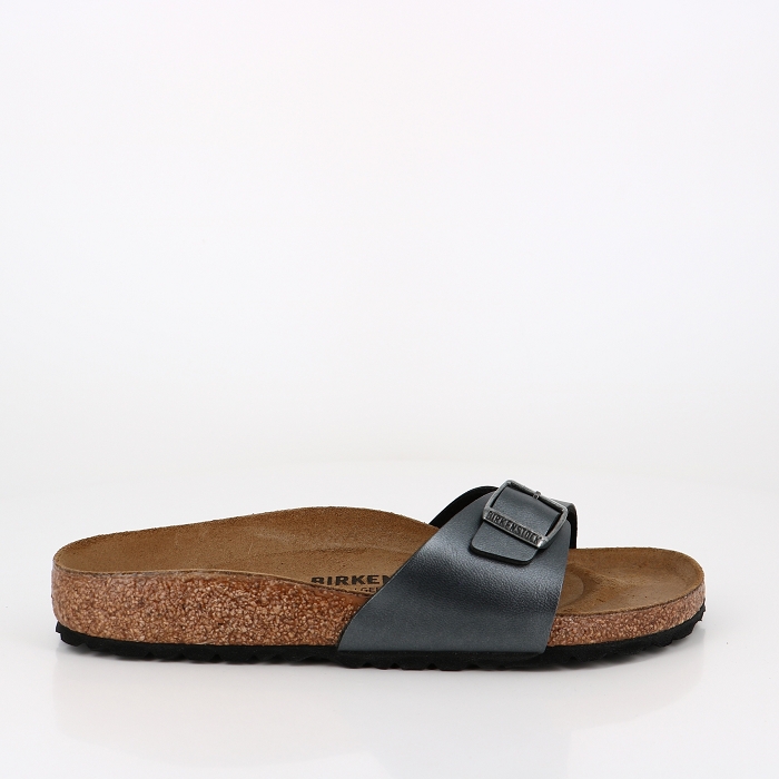 Birkenstock chaussures birkenstock madrid metallic black noir