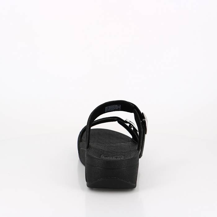 Fitflop chaussures fitflop lulu adjustable slide sparkle all black 9027501_4