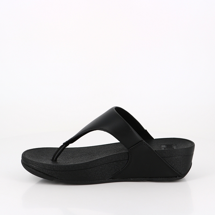 Fitflop chaussures fitflop lulu leather toepost black noir9027701_3