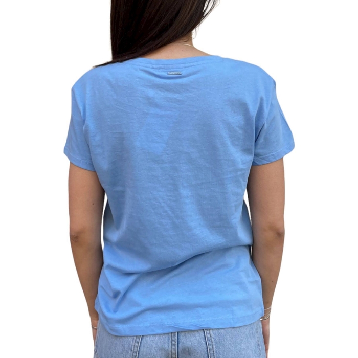 Les tropeziennes textile les tropeziennes evy tee shirt bleu iris 9028301_3