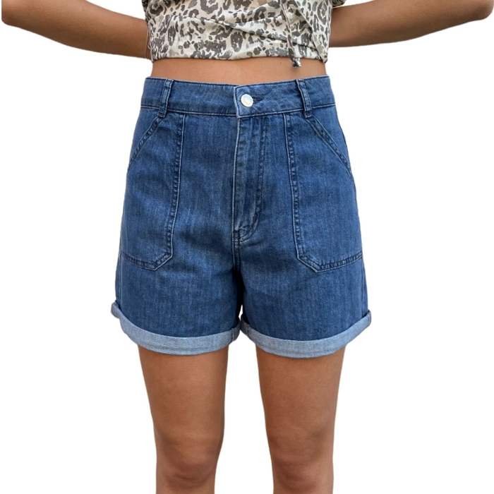 Les tropeziennes textile les tropeziennes leovanie short blue 