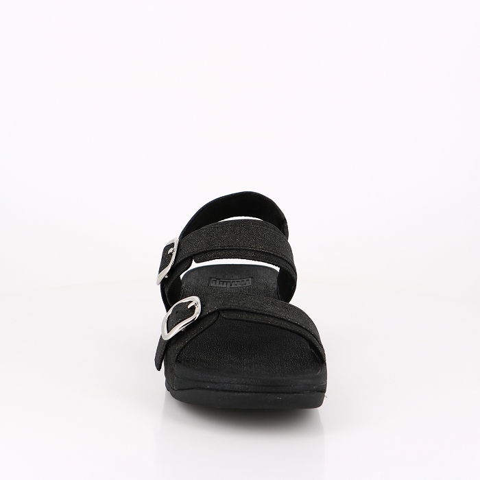 Fitflop chaussures fitflop sandales lulu noir scintillant avec bride noir9031201_2