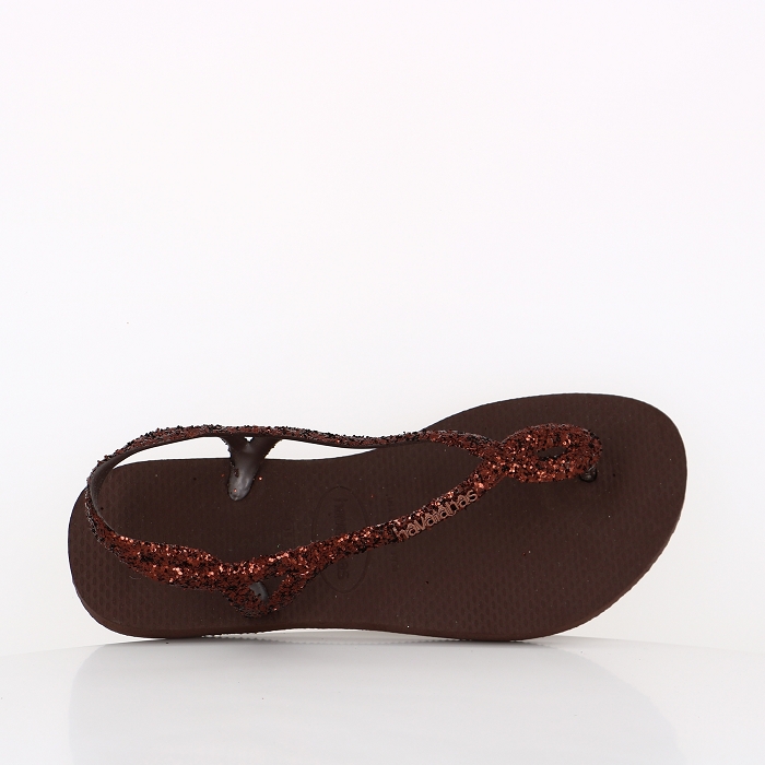 Havaianas chaussures havaianas luna premium ii dark brown marron9032101_2