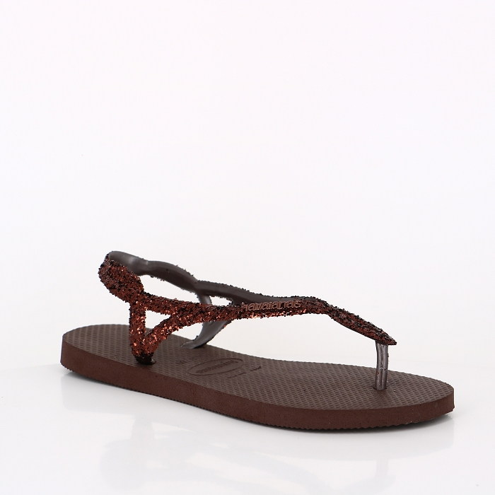 Havaianas chaussures havaianas luna premium ii dark brown marron9032101_3