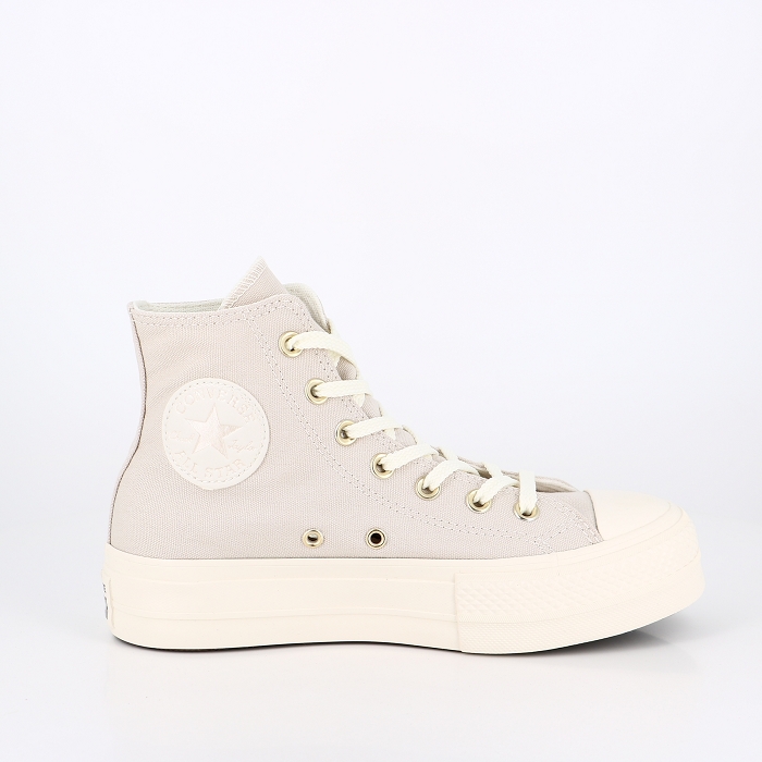 Converse chaussures converse chuck taylor all star lift platform golden elements beige