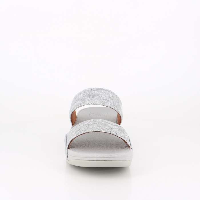 Fitflop chaussures fitflop sandales lulu glitz slides silver argent9033901_2