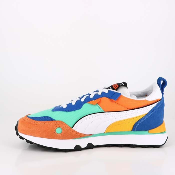 Puma chaussures puma rider fv future vintage biscay greenvibrant orange 9037901_3