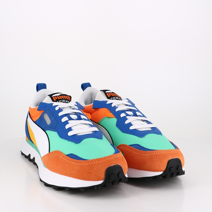 Puma chaussures puma rider fv future vintage biscay greenvibrant orange 9037901_5