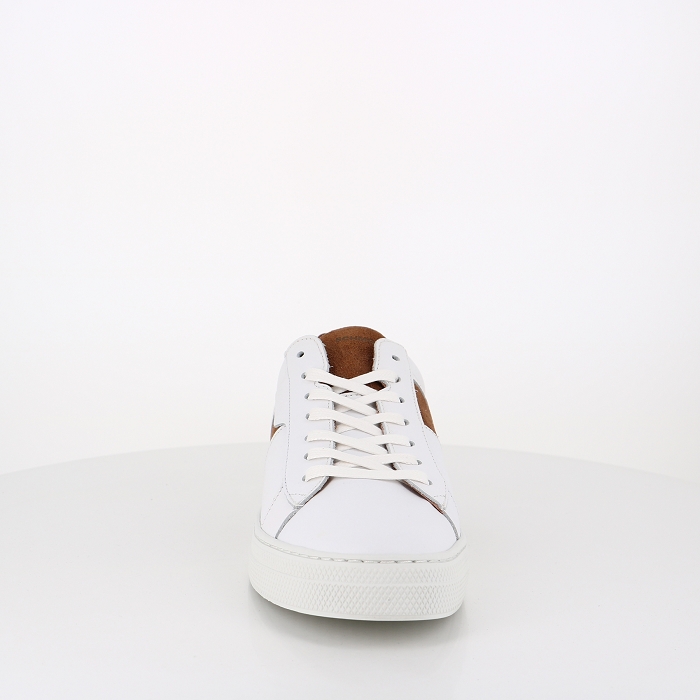 Schmoove chaussures schmoove spark gang nappa suede white cognac 9038201_2