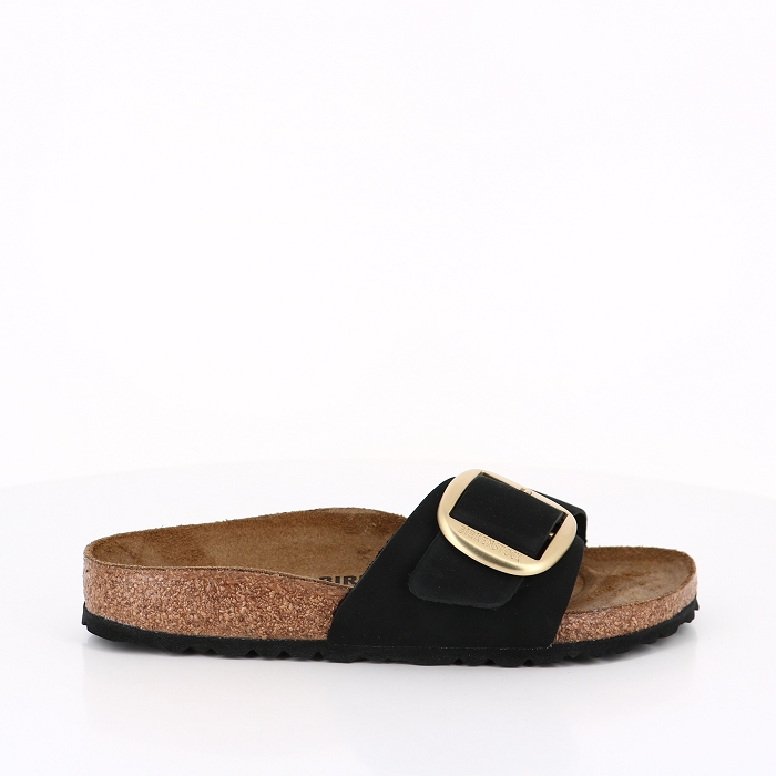 Birkenstock chaussures birkenstock madrid big buckle cuir black 