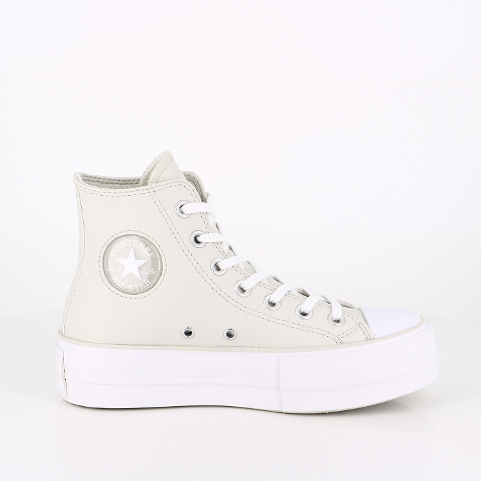 Converse chaussures converse lift platform pearl patch light bone light bone white 