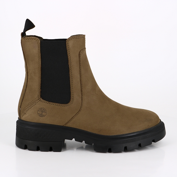 Timberland chaussures timberland bottine chelsea cortina valley vert 