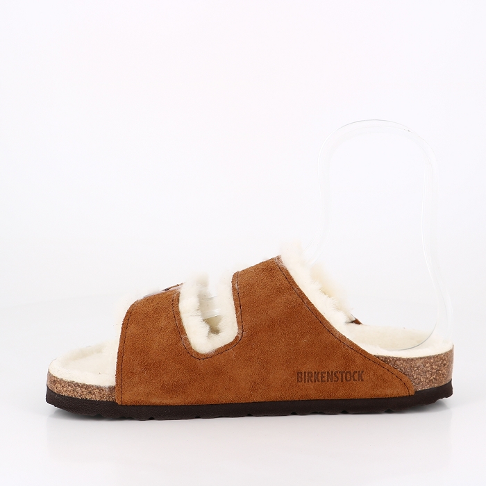 Birkenstock chaussures birkenstock arizona shearling mink marron9041601_3