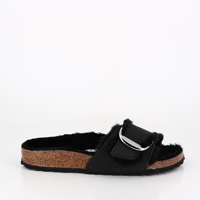 Birkenstock chaussures birkenstock madrid shearling black 