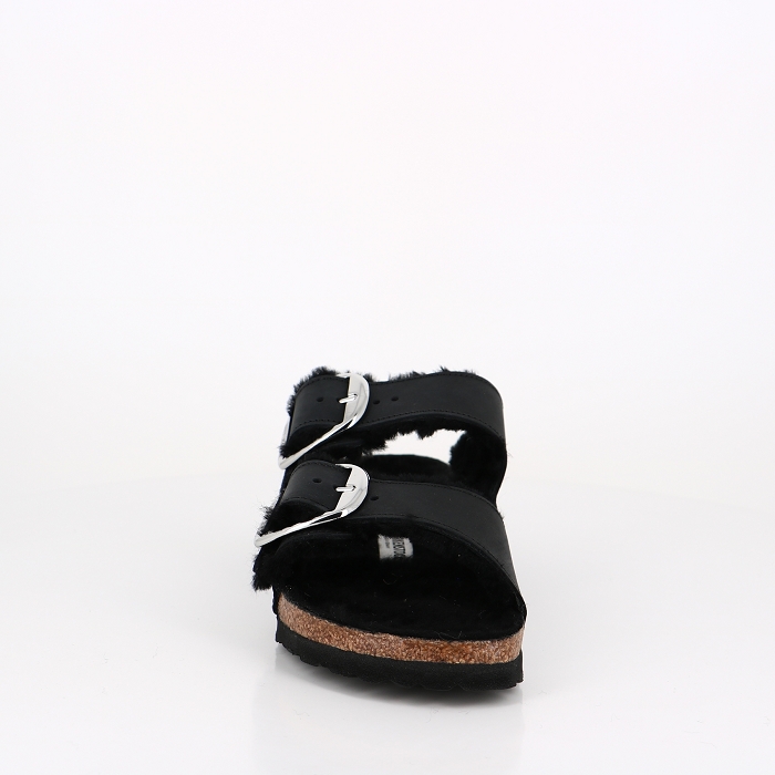 Birkenstock chaussures birkenstock arizona big buckle shearling black noir9041801_2