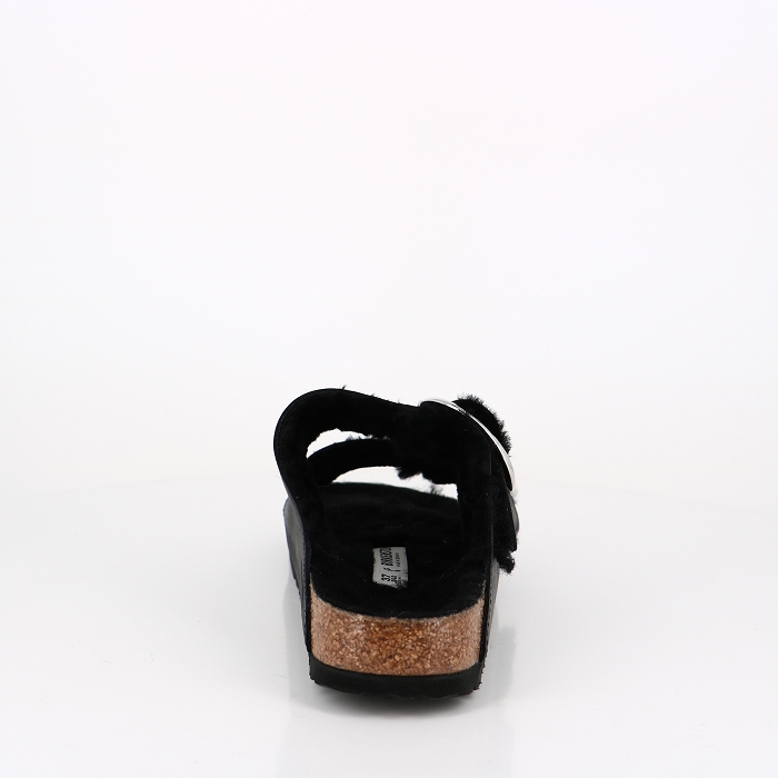 Birkenstock chaussures birkenstock arizona big buckle shearling black noir9041801_4