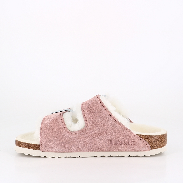 Birkenstock chaussures birkenstock arizona shearling pink clay rose9042101_3