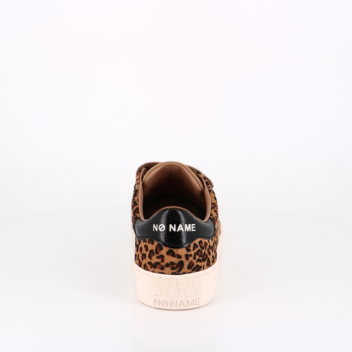 No name chaussures no name arcade straps side brown camel imprimes animal9042501_4