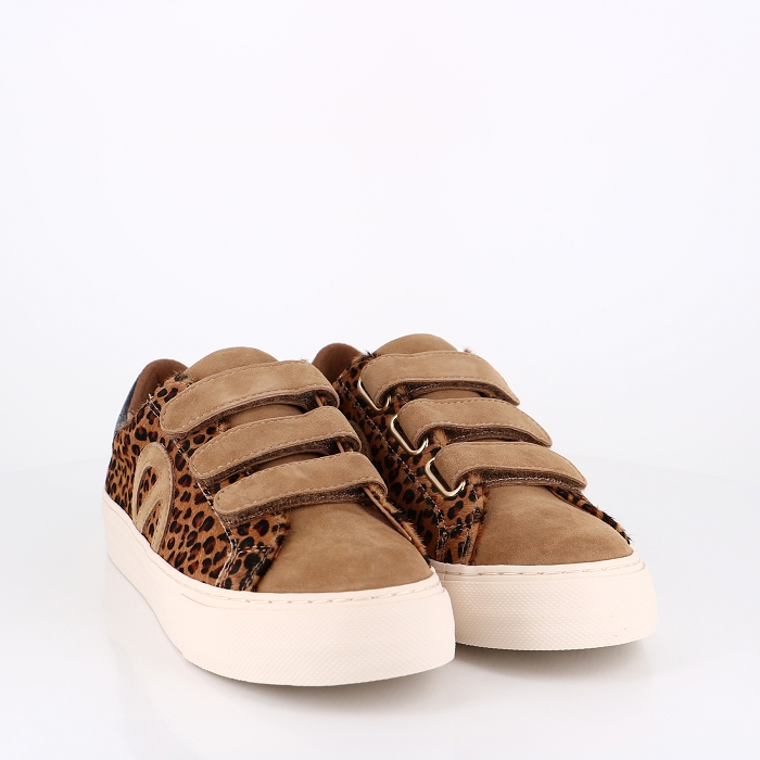 No name chaussures no name arcade straps side brown camel imprimes animal9042501_5