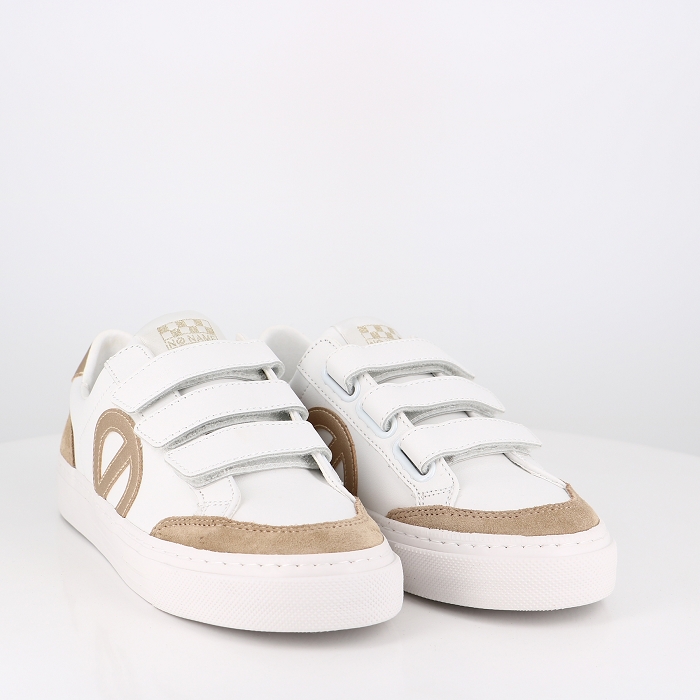 No name chaussures no name strike straps white gold blanc9044301_5