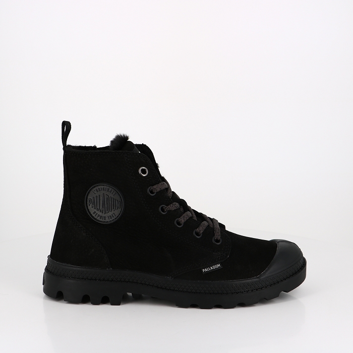 Palladium chaussures palladium pampa hi zip wl black black noir