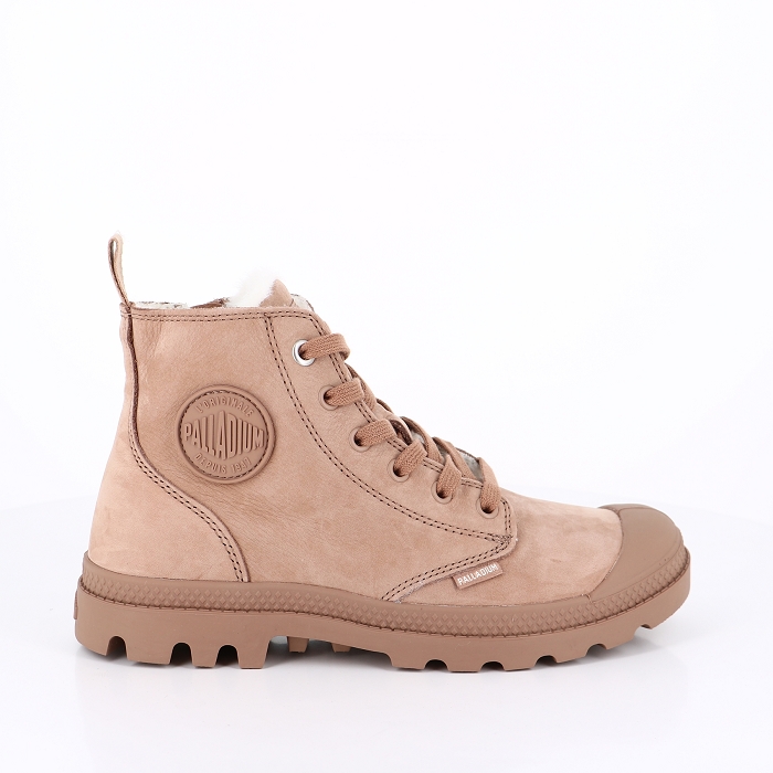 Palladium chaussures palladium pampa hi zip nude brown 