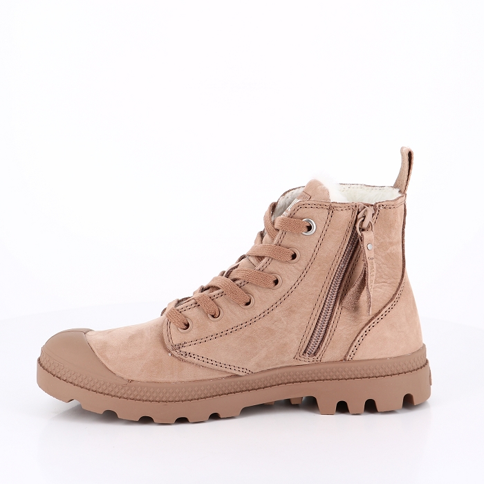 Palladium chaussures palladium pampa hi zip nude brown rose9046501_3