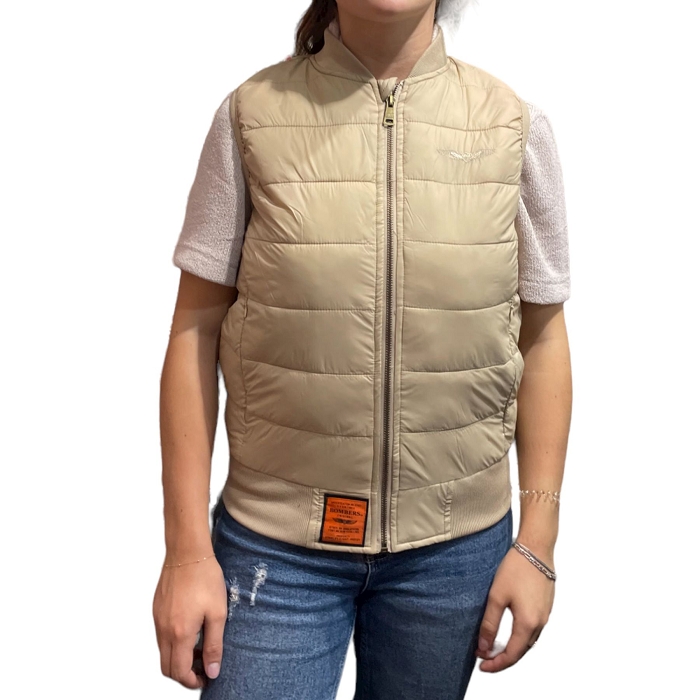 Bombers blouson bombers women houston beige 9047401_2