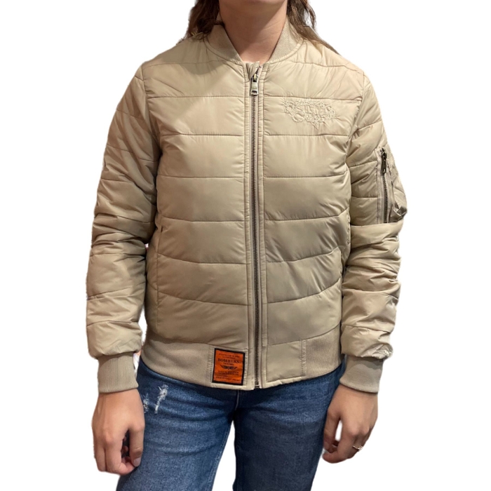 Bombers blouson bombers women dallas beige 9047601_2
