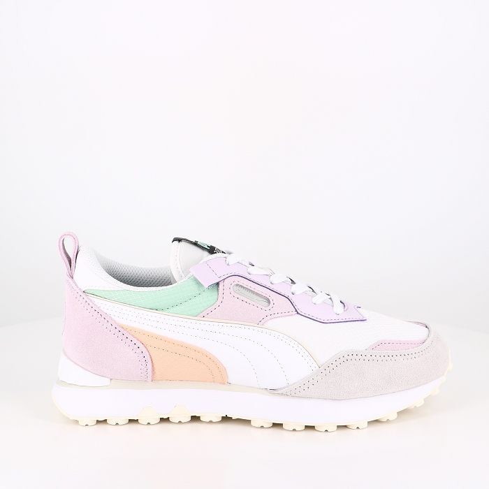 Puma chaussures puma rider future vintage white lavender fog multicouleur