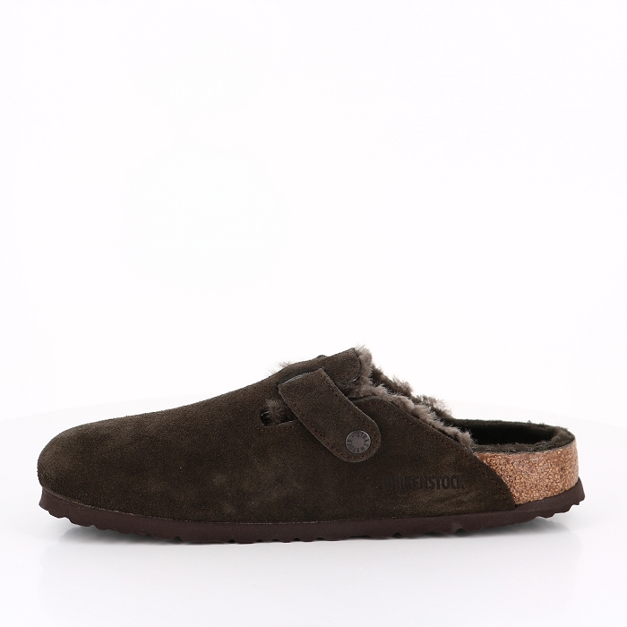 Birkenstock chaussures birkenstock boston shearling mocca homme marron9049401_3