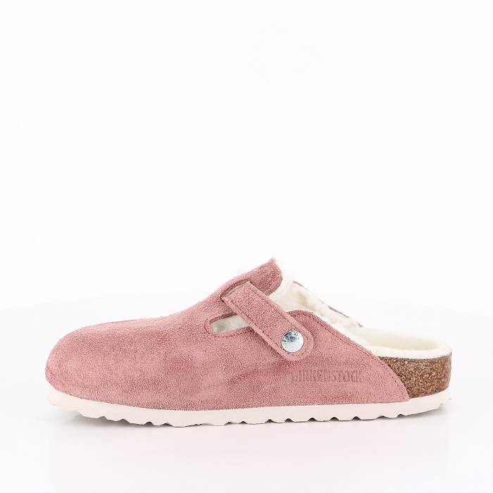 Birkenstock chaussures birkenstock boston shearling pink clay 9049501_3