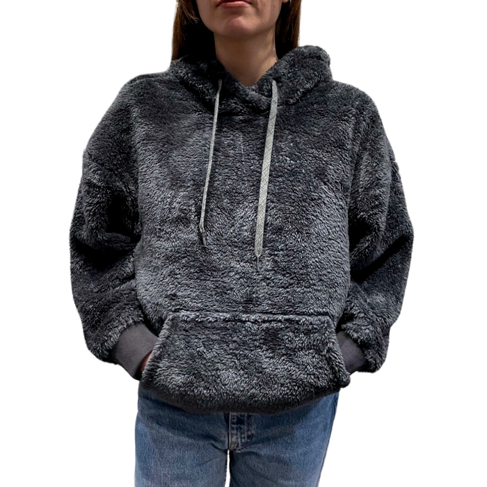 Ugg textile ugg loyra black sherpa hoodie sweat a capuche loyra 9050601_1