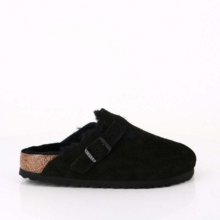 Birkenstock chaussures birkenstock boston shearling black 