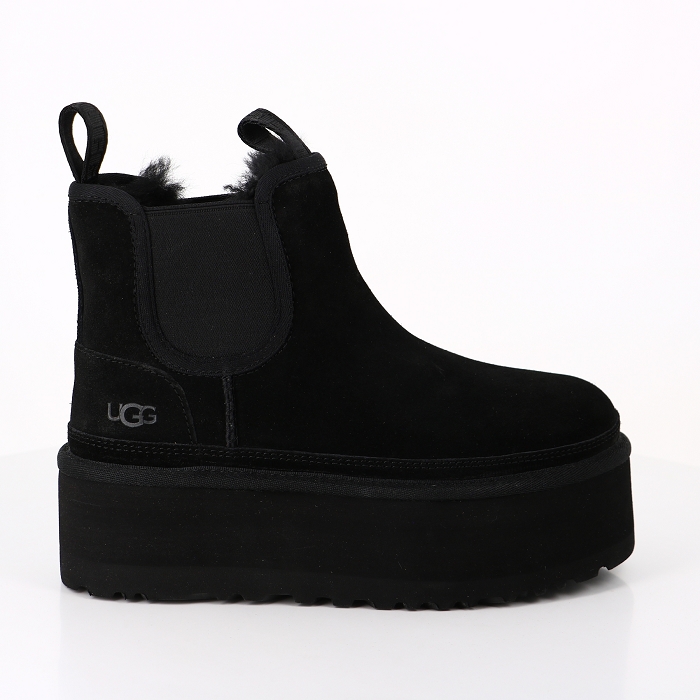 Ugg chaussures ugg neumel platform chelsea black noir noir9051501_1
