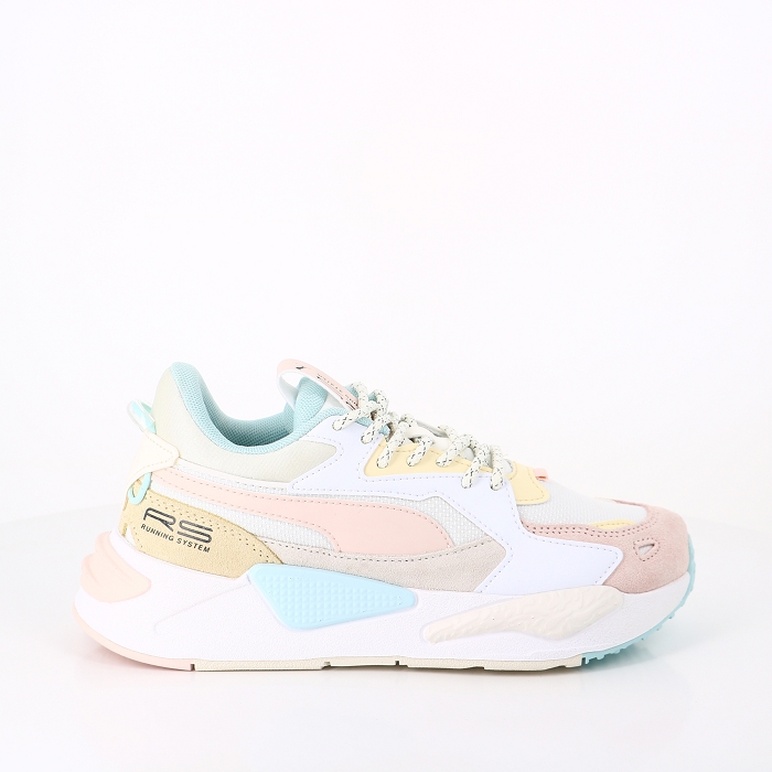 Puma chaussures puma rsz candy white island pink blanc